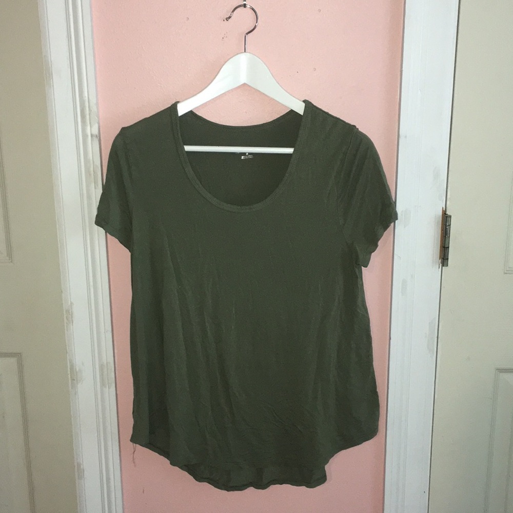 Green shirt